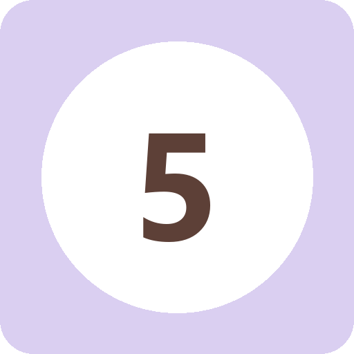 five 单词图