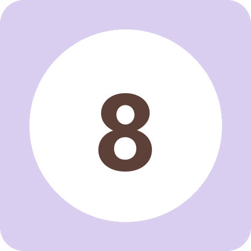 eight 单词图