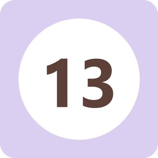 thirteen 单词图