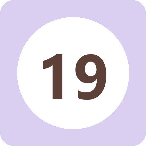 nineteen 单词图