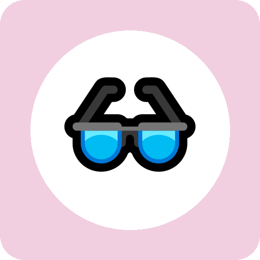 glasses 单词图